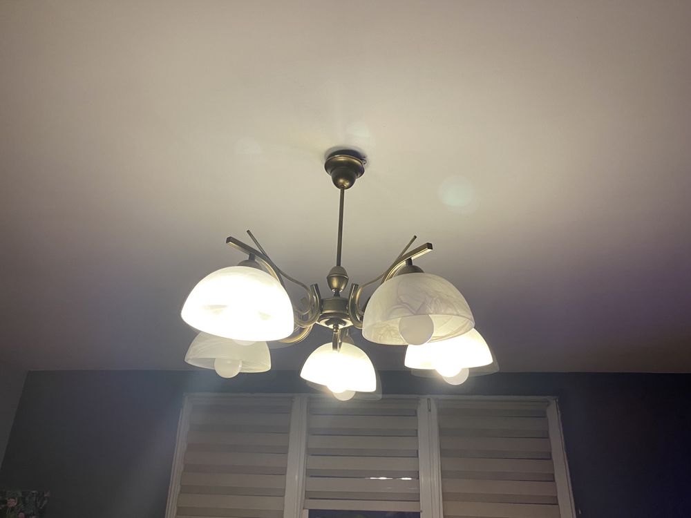 Lampa 5 kloszy szer 68