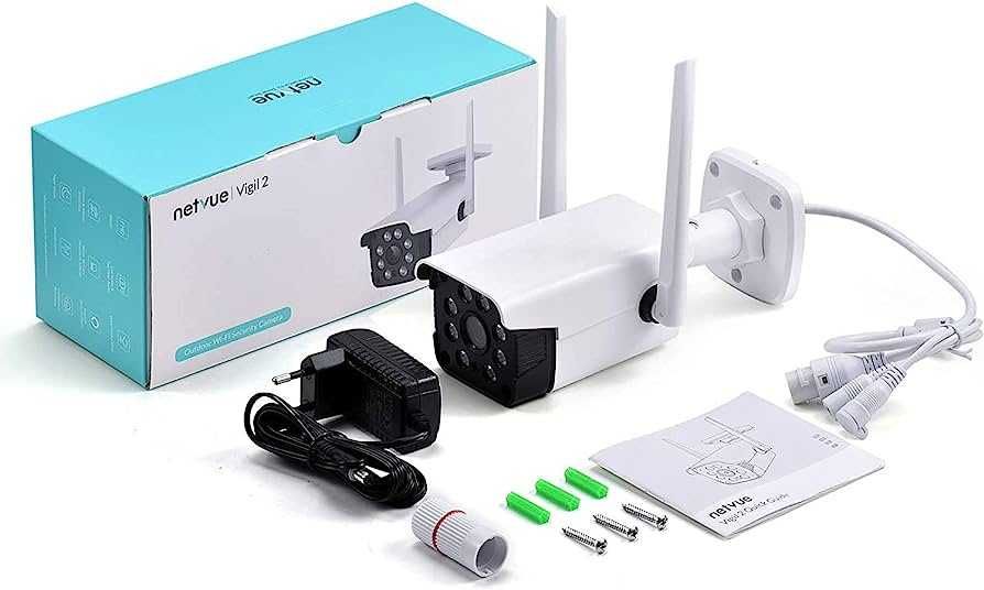 Відеокамера Wi-Fi IP NETVUE Vigil2 2Mp вулична повний комплект