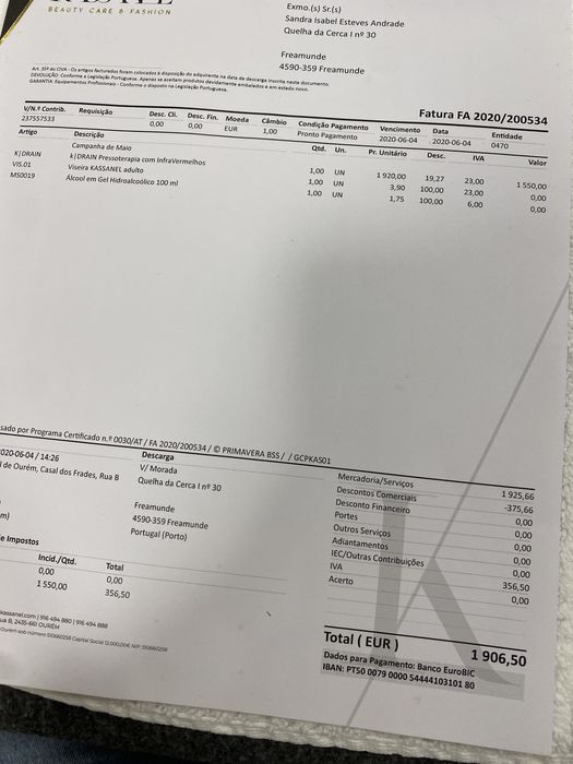 Pressoterapia com infravermelhos