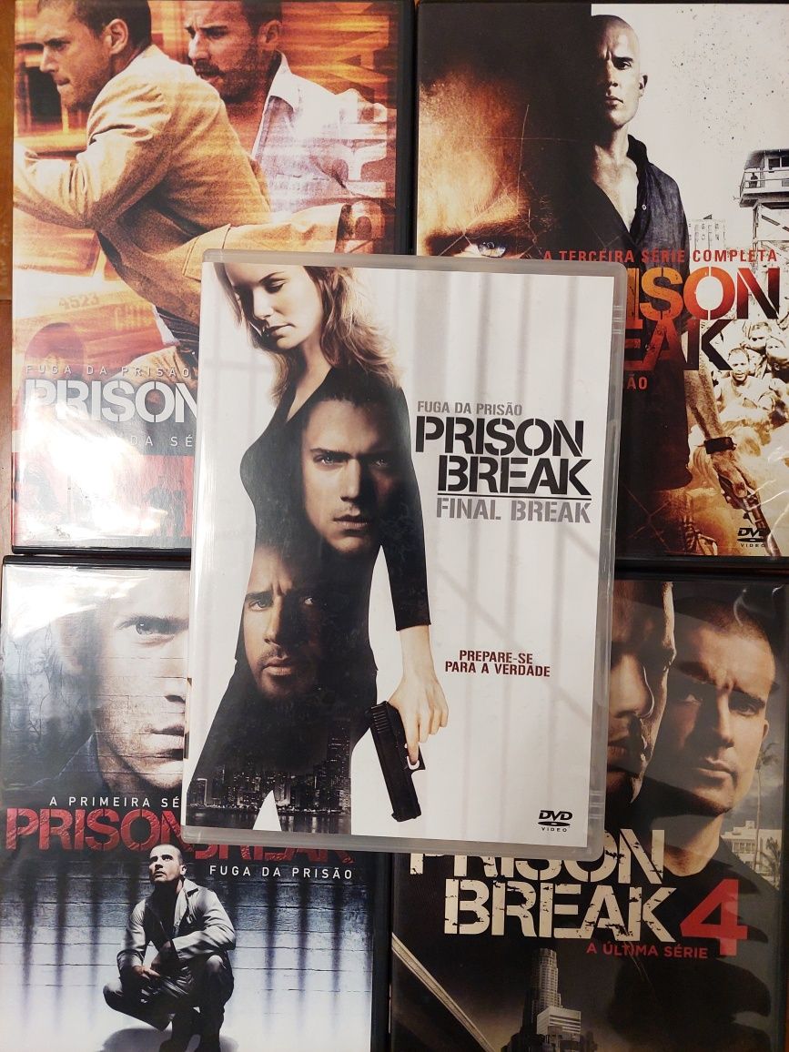 Dvd Série Prison Break edição colecionador edição Portuguesa selo igac