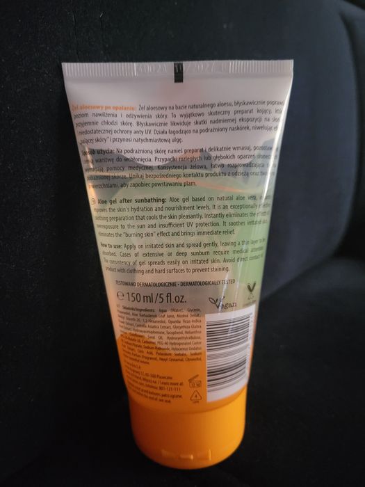 Żel aloesowy po opalaniu Lirene