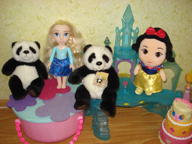 Игрушка кукла Эльза Белоснежка Дисней Disney мишка панда WWF