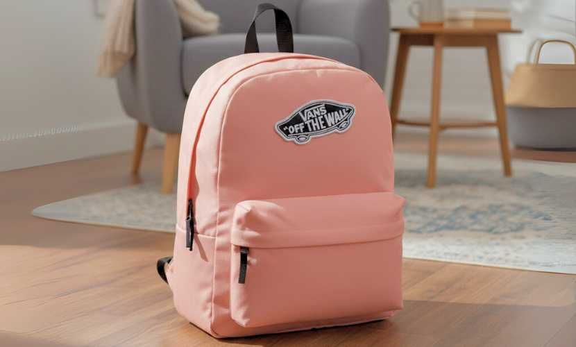 Plecak miejski szkolny VANS różowy A4 laptop napój dla dziewczynki HIT