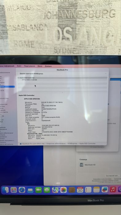 MacBook Pro 15” (2018) з Touch Bar