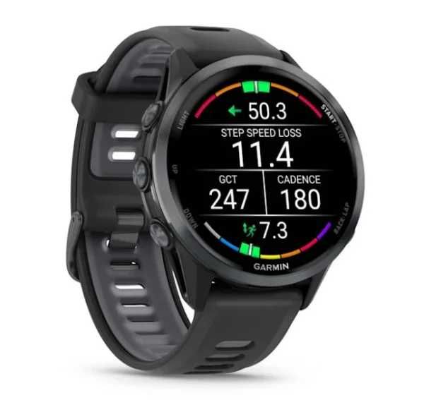 Garmin Forerunner 970 Carbon Gray DLC Titanium w. Black Case and Black