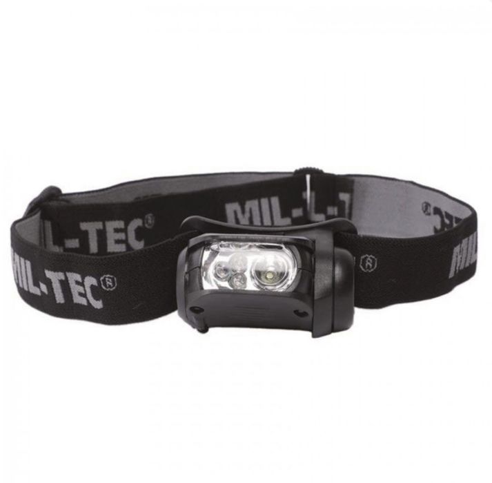Ліхтар налобний Mil-tec (Мілтек) 4 Led LUXEON/Фонарь налобный 4 цвета