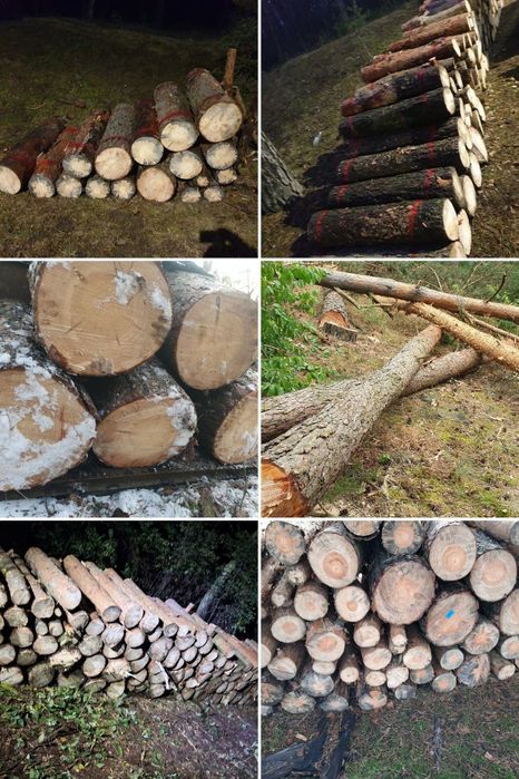 Cięcie i łupanie drewna