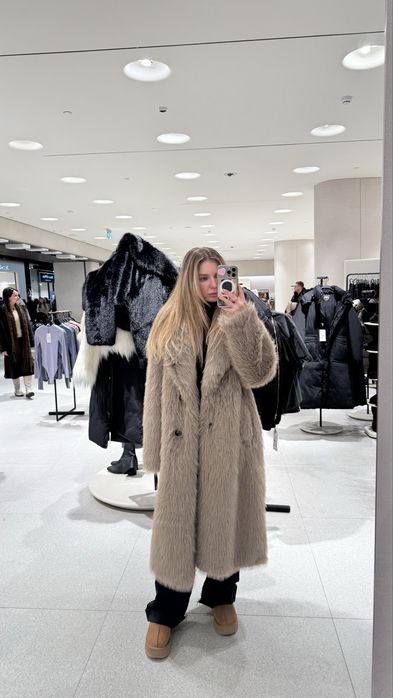 Zara Шуба зі штучного хутра