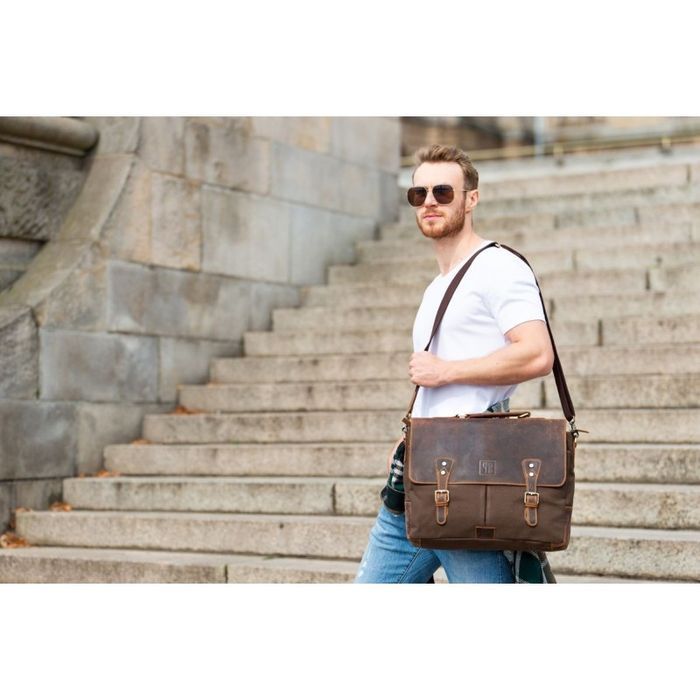 Torba męska na ramię Paolo Peruzzi T-07-BR