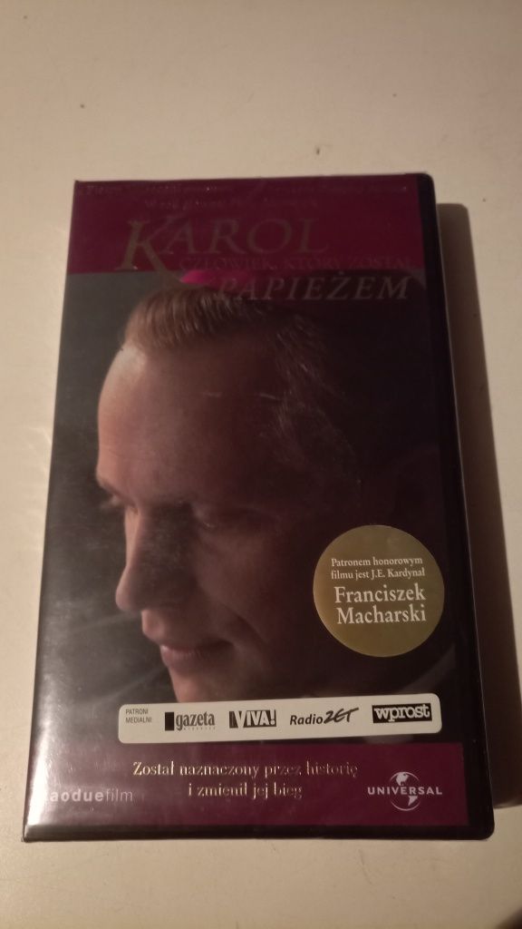 Kaseta VHS Karol ,człowiek, który został papieżem folia