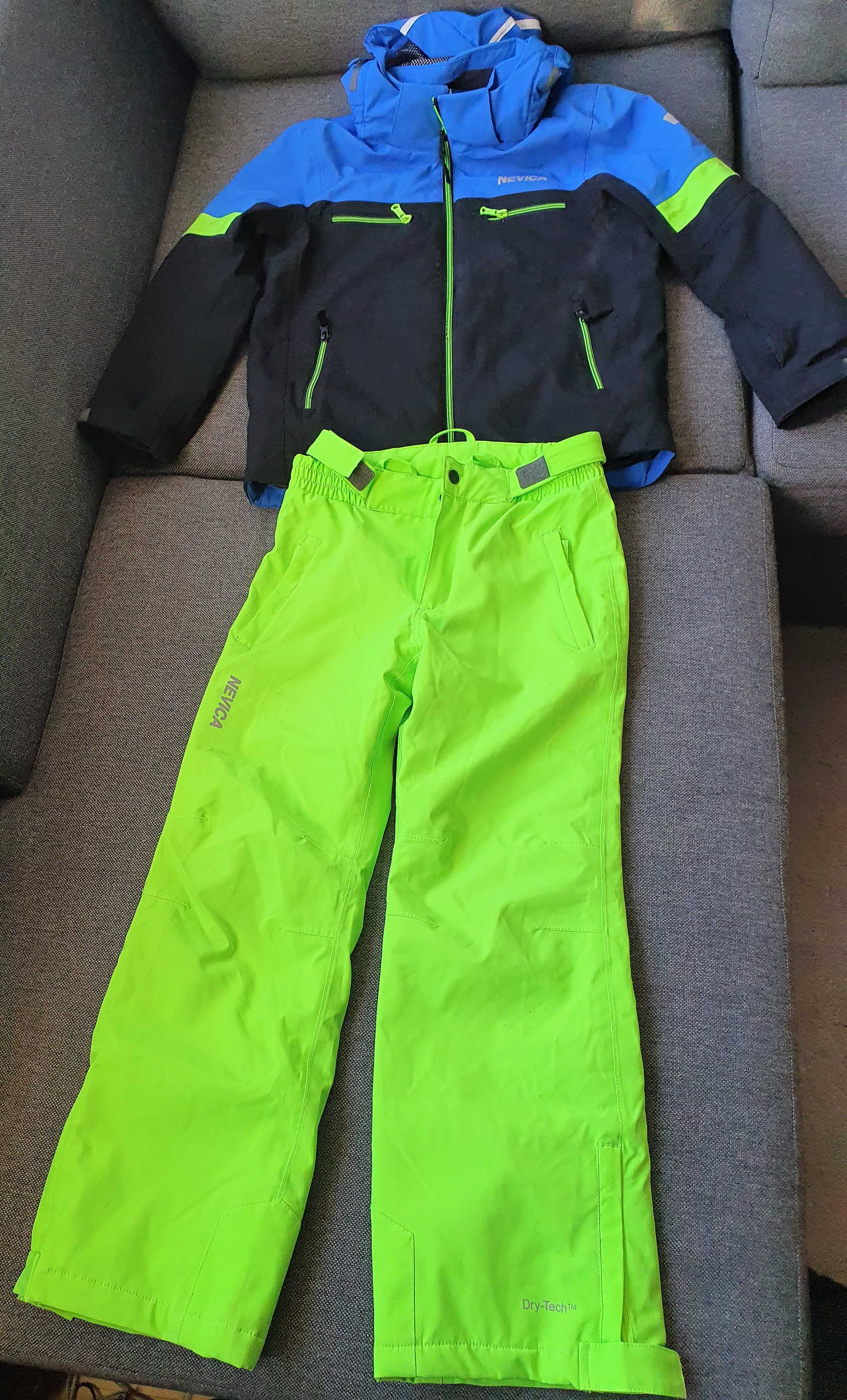 Świetna kurtka narciarska i spodnie narciarskie NEVICA  (9-11 lat)