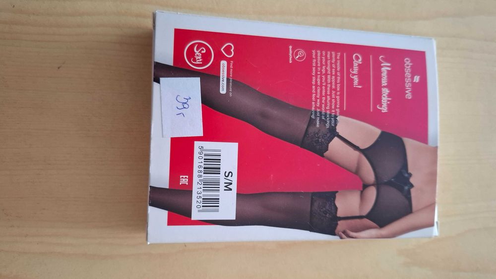 Ponczochy czarne rozmiar S/M