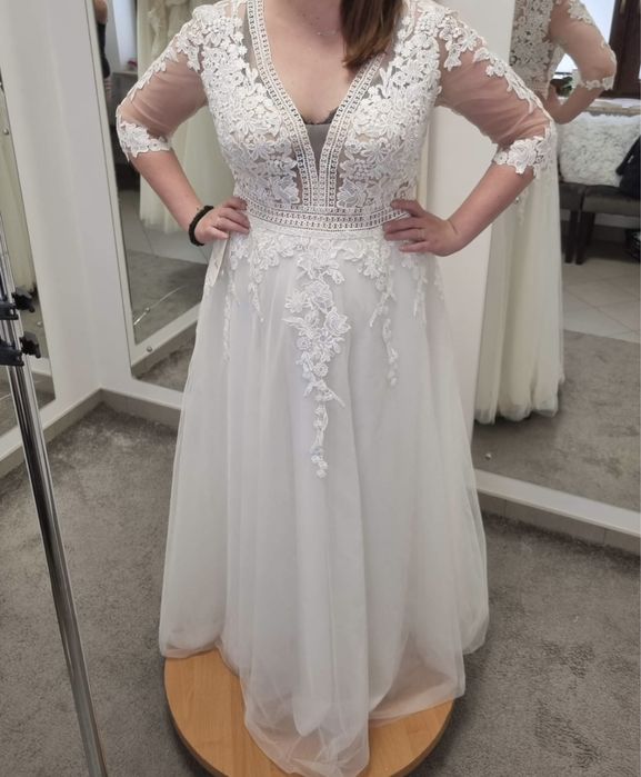 Suknia ślubna boho, 44