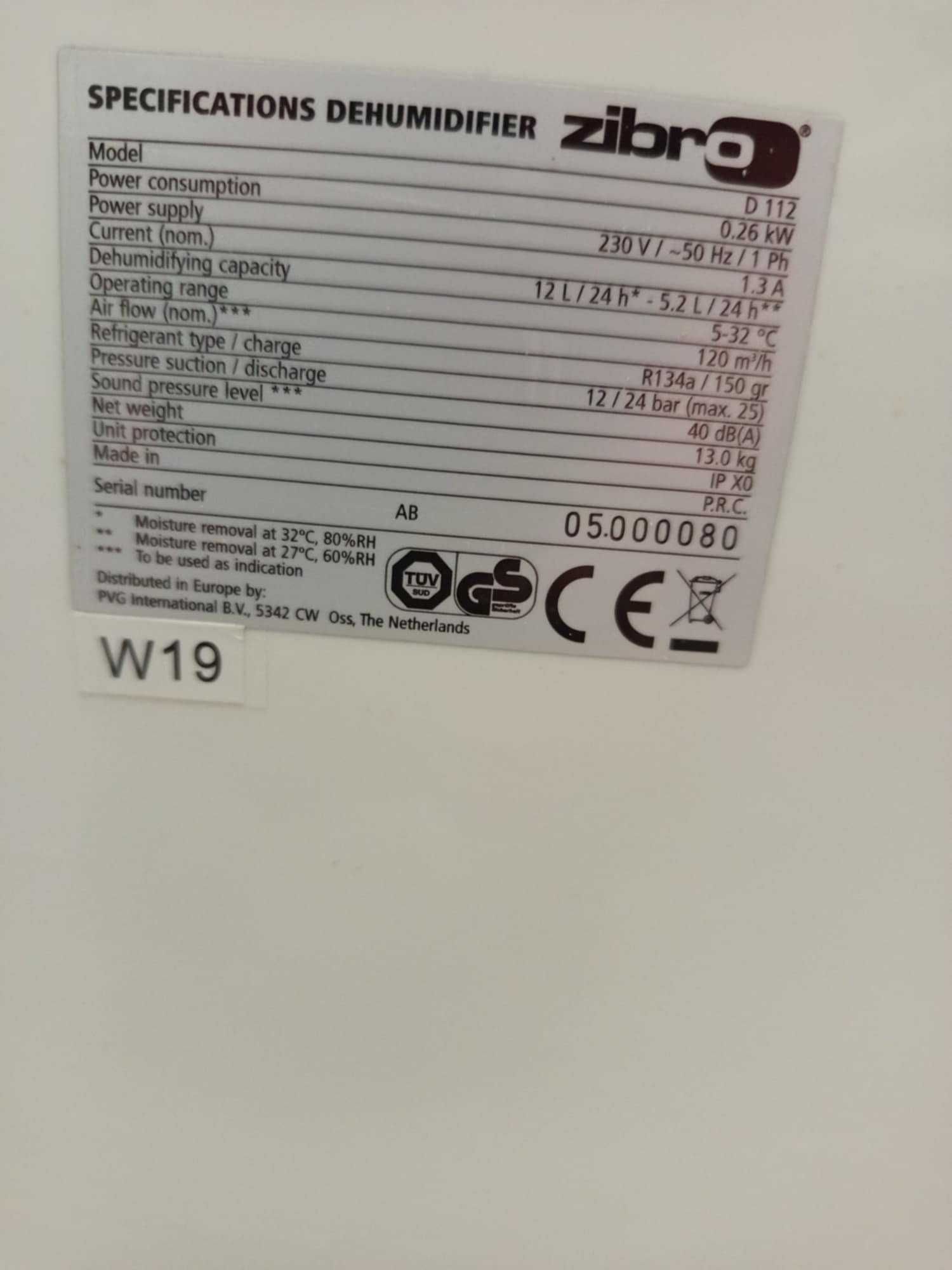 Osuszacz wilgoci oczyszczacz powietrza zibro