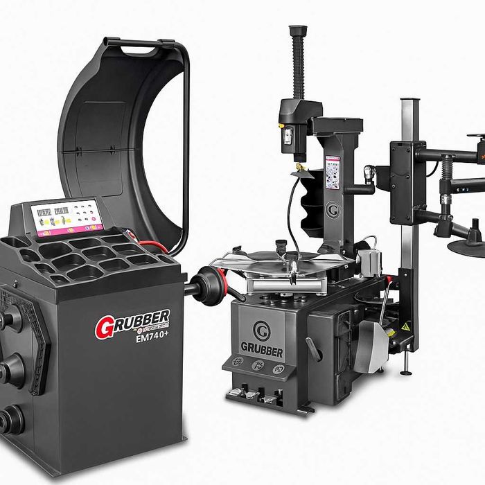 Zestaw wulkanizacyjny – Montażownica  + Wyważarka Laserowa GRUBBER