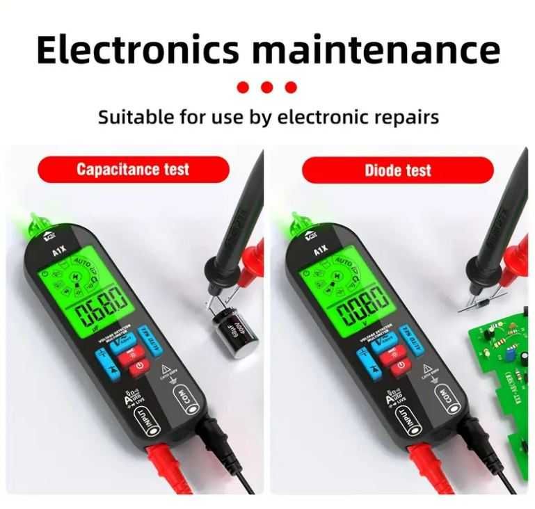 Inteligentny multimetr cyfrowy A1X Tester Woltomierz z detektorem