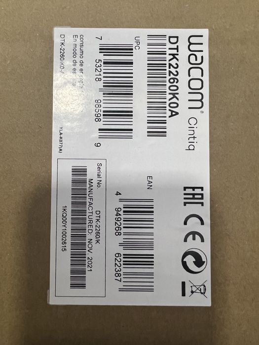 Графічний монітор Wacom Cintiq 22 •Новий • Запакований!