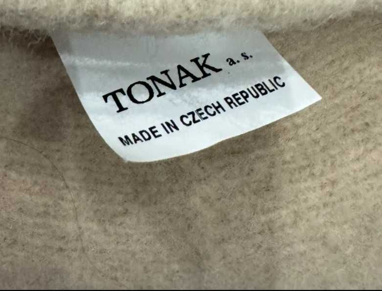 Beret czapka wełna 100 proc r 11 beż Fezko Flora Super