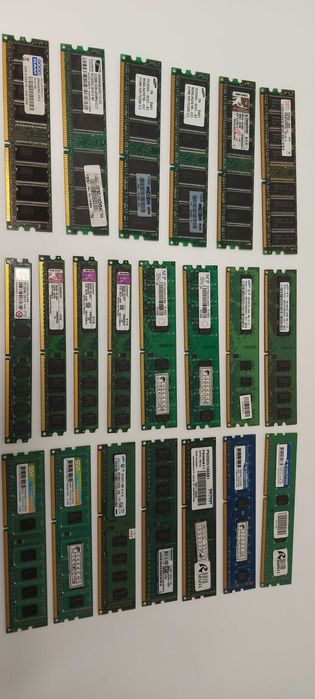 Компютерна оперативна память  DDR 512 1G DDR2 1G 2G DDR3 2G