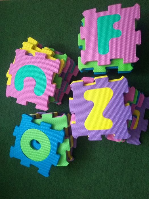 Klocki 3 zestawy zabawka piankowe i zwykle budowlane