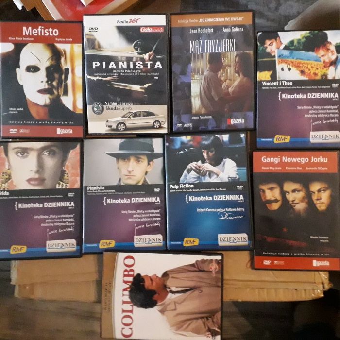 Duży zestaw Flimy DVD i VCD Horrory Thillery i Sensacyjne