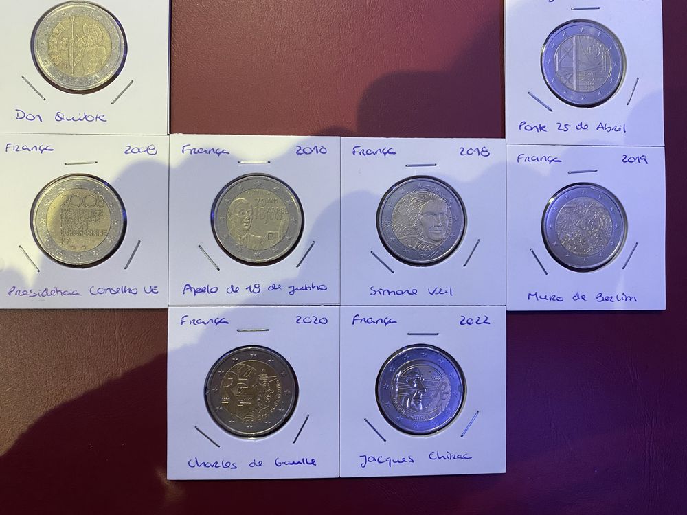 Moedas 2€ Comemorativas Circuladas