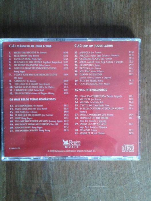 Canções Inesquecíveis do século XX. 5Cds