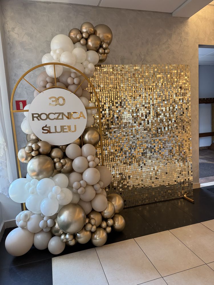 Ścianka balonowa Girlanda balonowa imprezy okolicznościowe