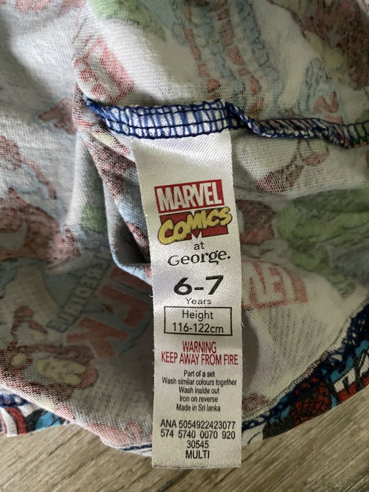 Koszulka Marvel Comics 116-122 cm t shirt Hulk Spiderman Ironman