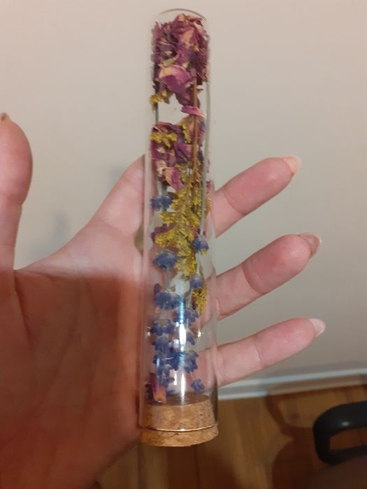 Dekoracja boho w szkle suszki przesyłka olx