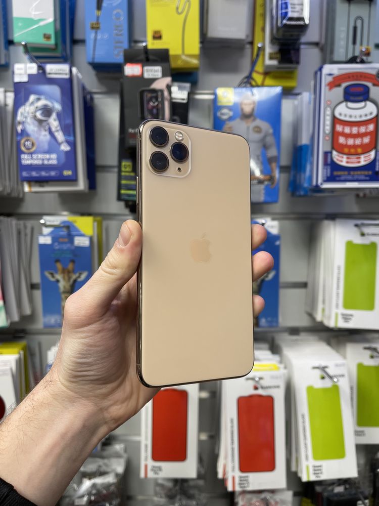 iPhone 11 Pro Max 256gb Gold Neverlock Відмінний стан (90093)