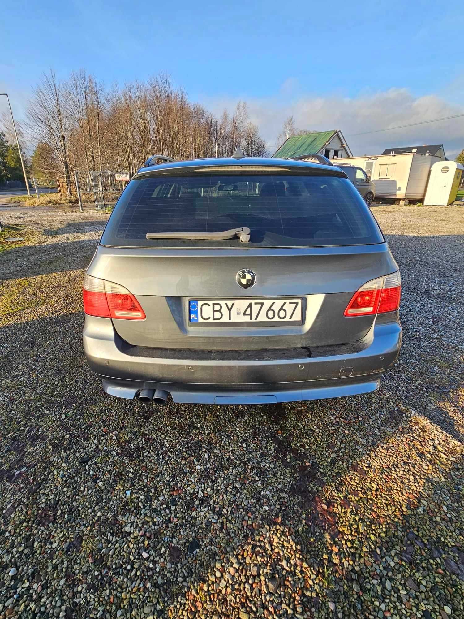 BMW E61 2005r 525D  Automat- skóry- Panorama- Duża Navi