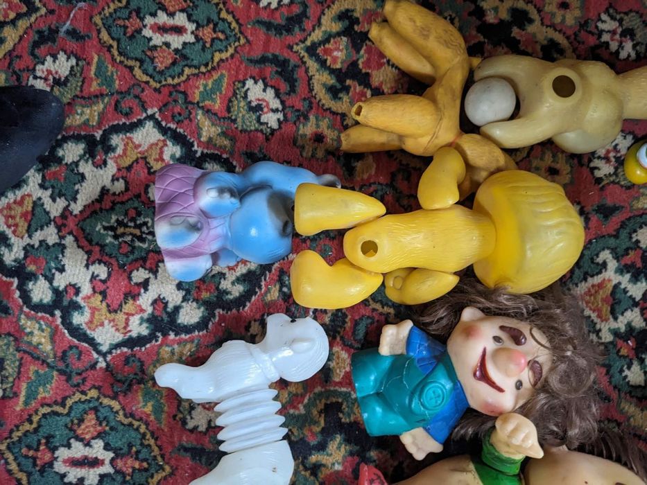 Резиновые игрушки СССР