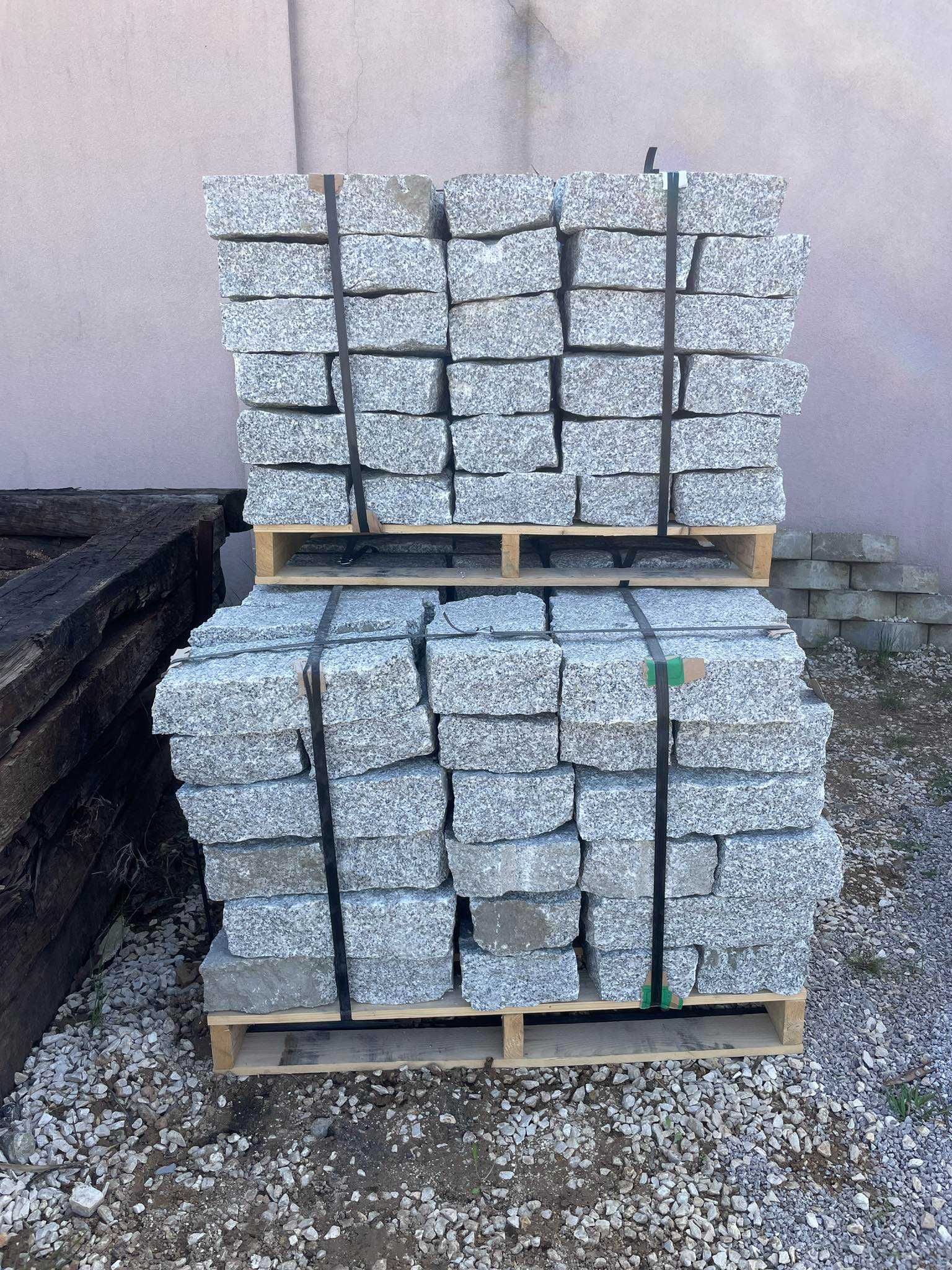 Krawężnik Granitowy 10x20x40 cm Opornik Kamień Murowy Kostka Formak