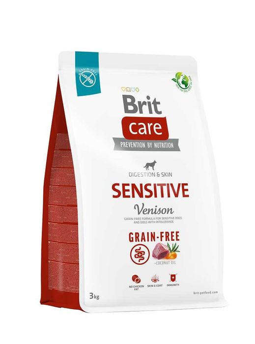 Karma Brit Care Grain-Free Sensitive Venison  ok 3kg  uszk. opak. 6szt