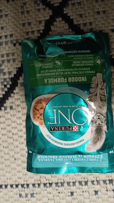 Saszetki Purina one indor formula 4 sztuki