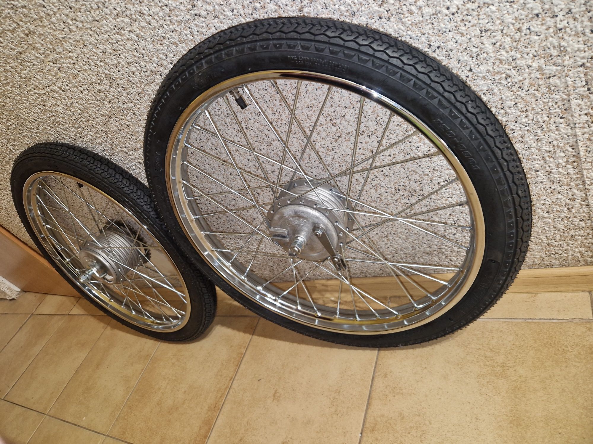 Odnowione kola kpl Romet komar r19" pl wycentrowane