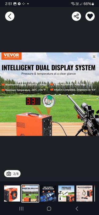 Kompresor Wysokociśnieniowy do butli / broni.