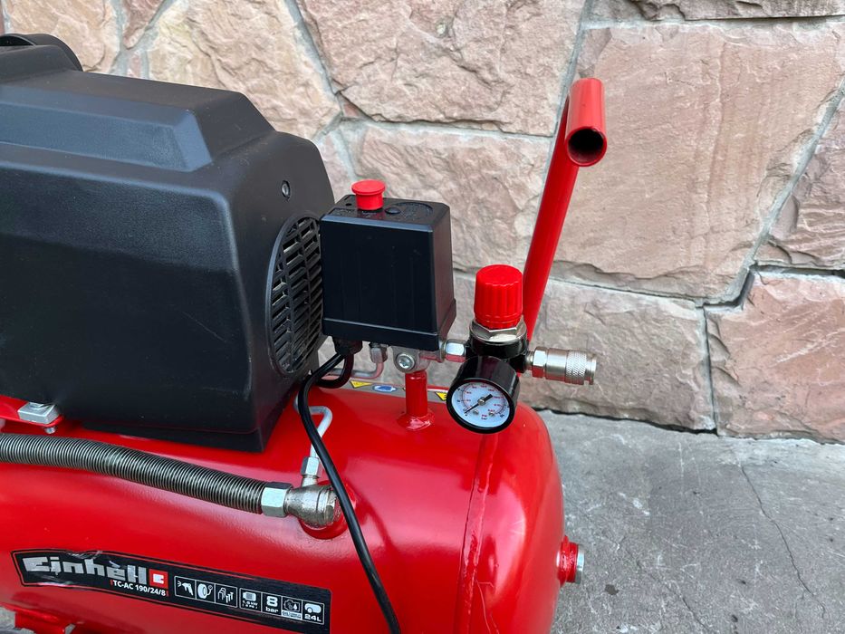 Масляний компресор, повітряний 24л 1,5кВт 8бар Einhell TC-AC 190/24/8