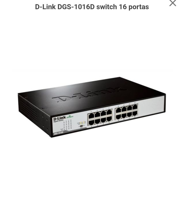 D-Link DGS-1016D switch 16 portas