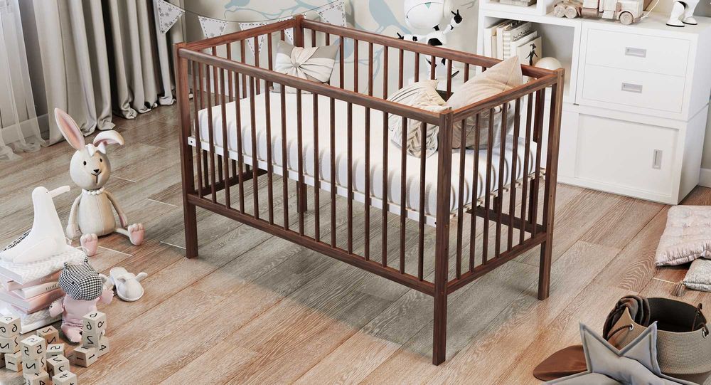 Кроватка для новонароджених | Ліжко для Немовлят | Ліжечко Букове!