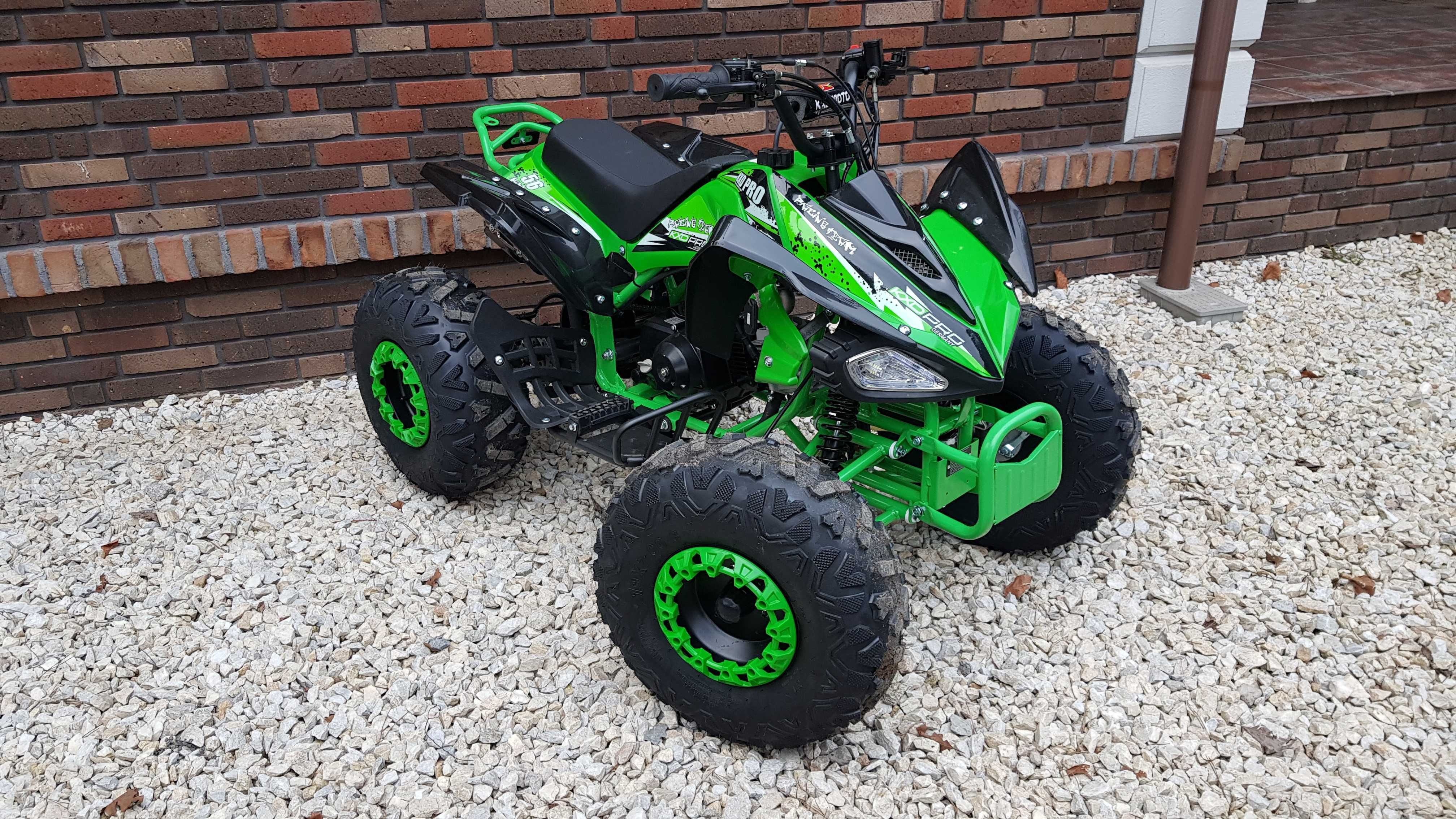 Quad 125cc atv RATY 7cal kxd raptor 110 14km Nowy Duży kład XXL apollo