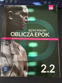 Podręcznik Oblicza epok język polski 2.2 klasa 2 część 2 liceum/tech.