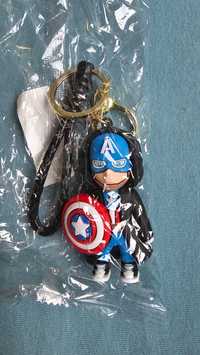 Brelok breloczek Marvel Captain America. Nowy w folii.