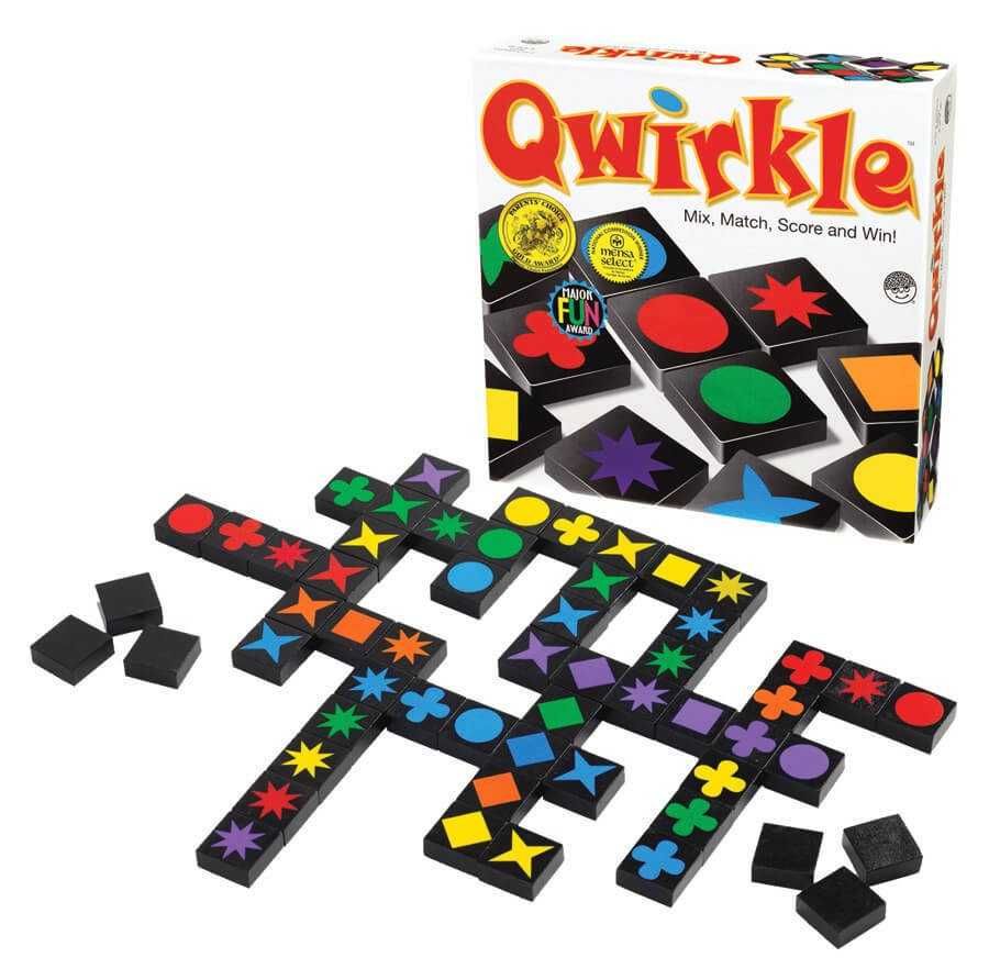 Настільна логічна гра Qwirkle (Кверкл) гра для веселої компанії