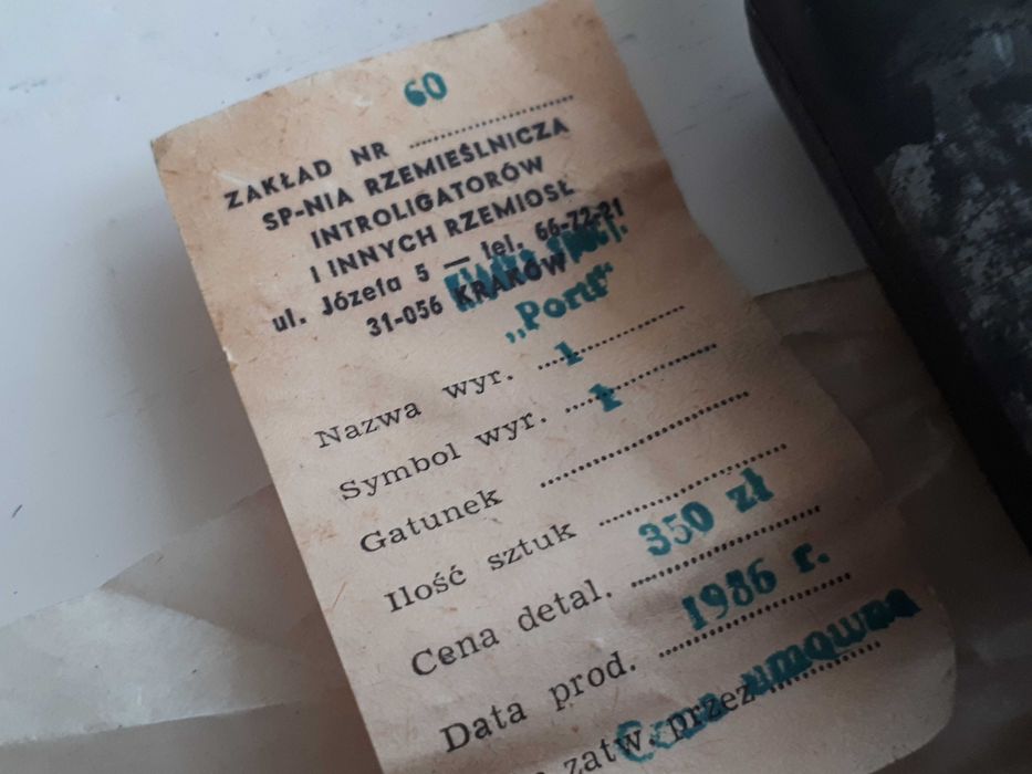 Kłódka PRL -  nowa