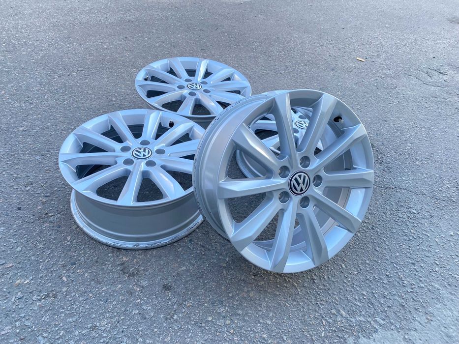 Оригинал диски Пассат Б8 R17 5*112 Фольц VAG Шкода Сеат T-Roc Гольф