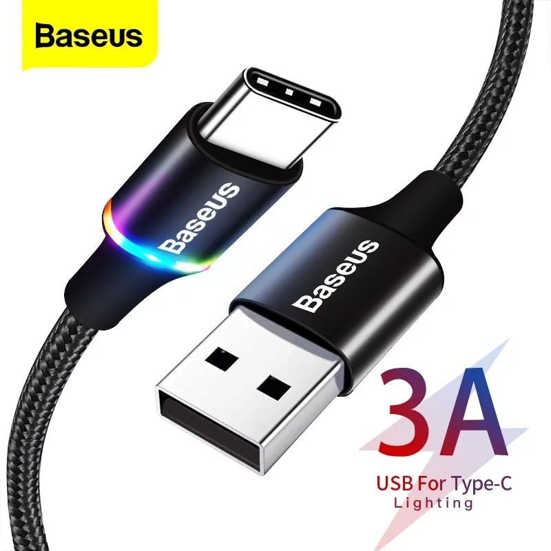 USB кабель Basues type-c, 3A