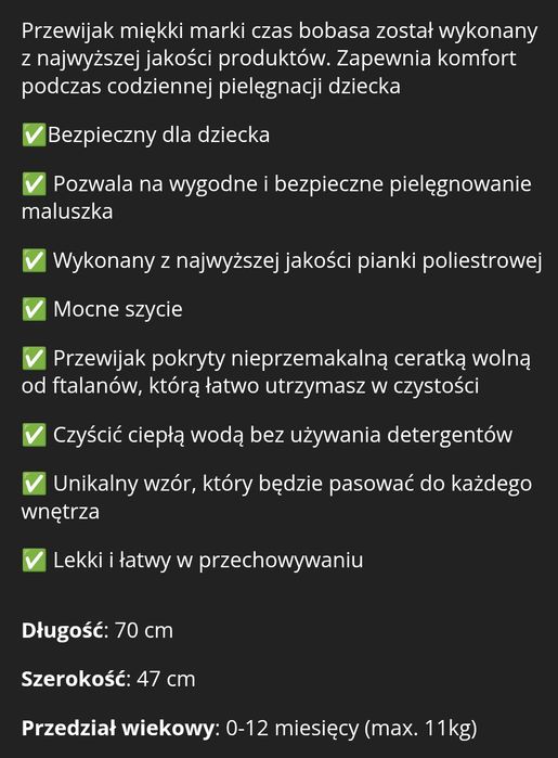 Przewijak na komodę