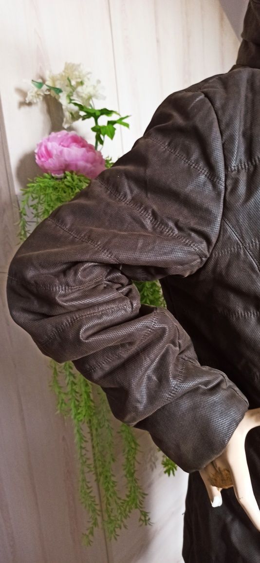 Sg Brązowa Kurtka damska 40 , 42 kurtka ocieplana 40 , 42 L
